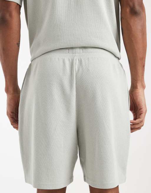New Look waffle shorts in mint green (part of a set), 5 of 5