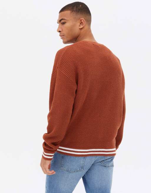 Burnt shop orange pullover