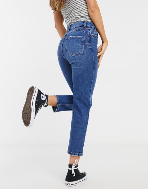 New look lift and shape hot sale mom jeans