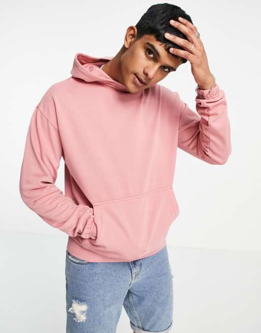 New Look washed set hoodie in pink ASOS