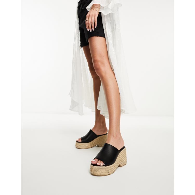 Espadrille store mule sandals