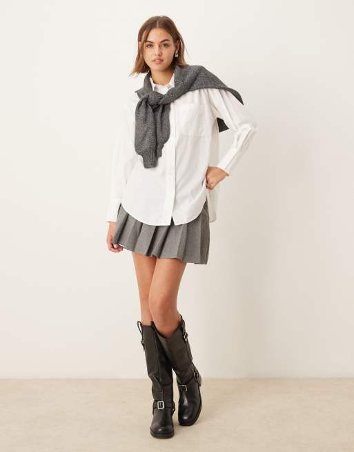 New Look – Weißes Popeline-Hemd, 2 von 4