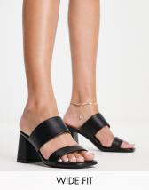 Only cross front sandals in black | ASOS