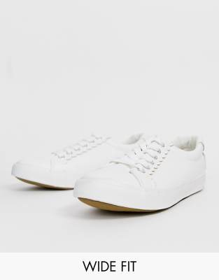 Détail Blanc New Festonné Look Wide Avec FitBaskets 4cRAj5q3L