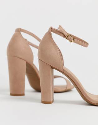 New Look wide fit block heel sandal in 