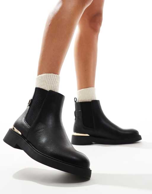 New Look Wide Fit Bottines chelsea Noir ASOS