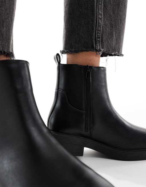 New Look Wide Fit - Chelsea boots in zwart, 3 van 4