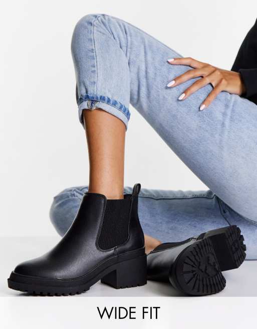 Chunky chelsea boots 2025 new look