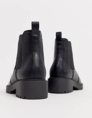 new look chunky chelsea boot in black