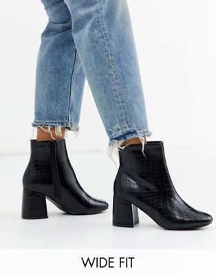 new look wide fit ankle boots