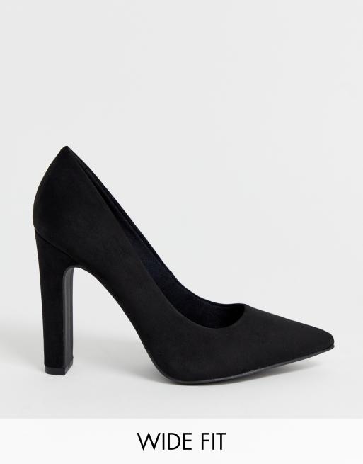 Escarpins noirs shop gros talons