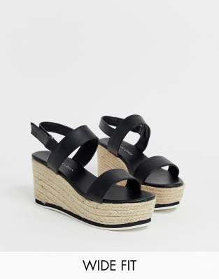 wedge flip flops new look