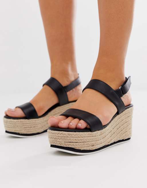 New look wide fit hotsell wedge sandals