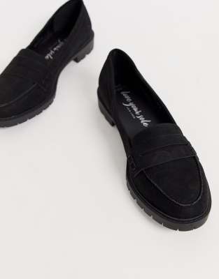 wide fit chunky loafers