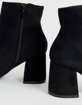 new look wide fit suedette ankle boot