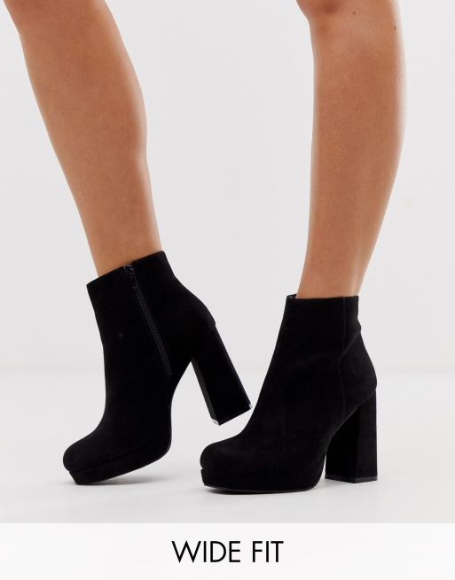 wide fitting heeled shoes