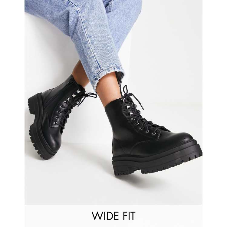 Asos new look deals lace up boots