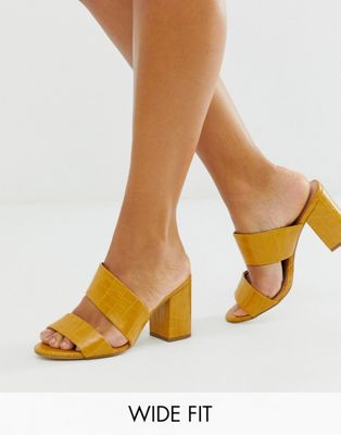 yellow heels new look