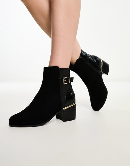 New look best sale ladies black boots