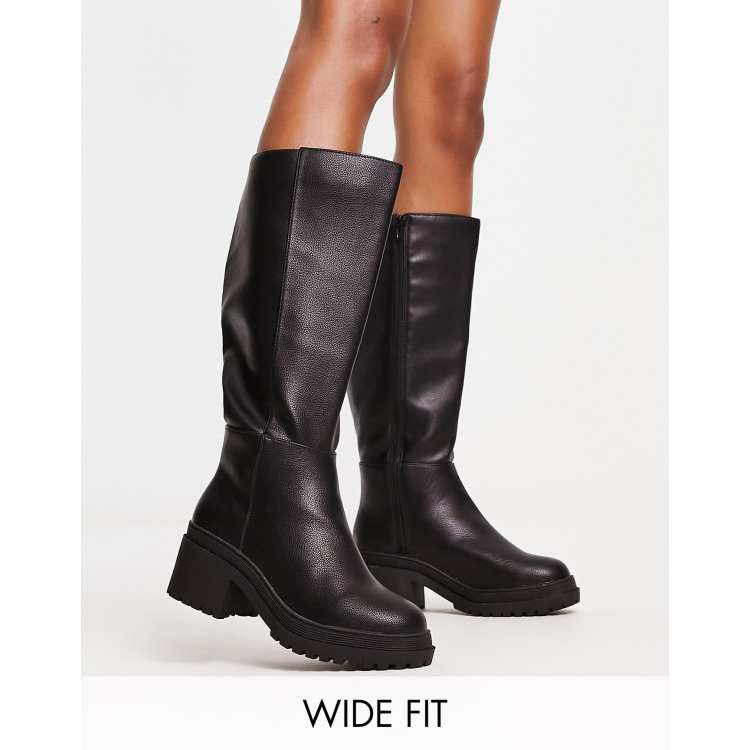 New look wide outlet fit knee high boots