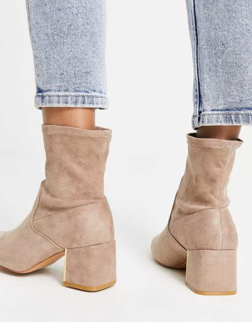 New look brown boots wide fit sale