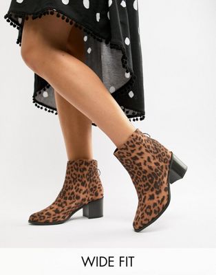 asos leopard print boots