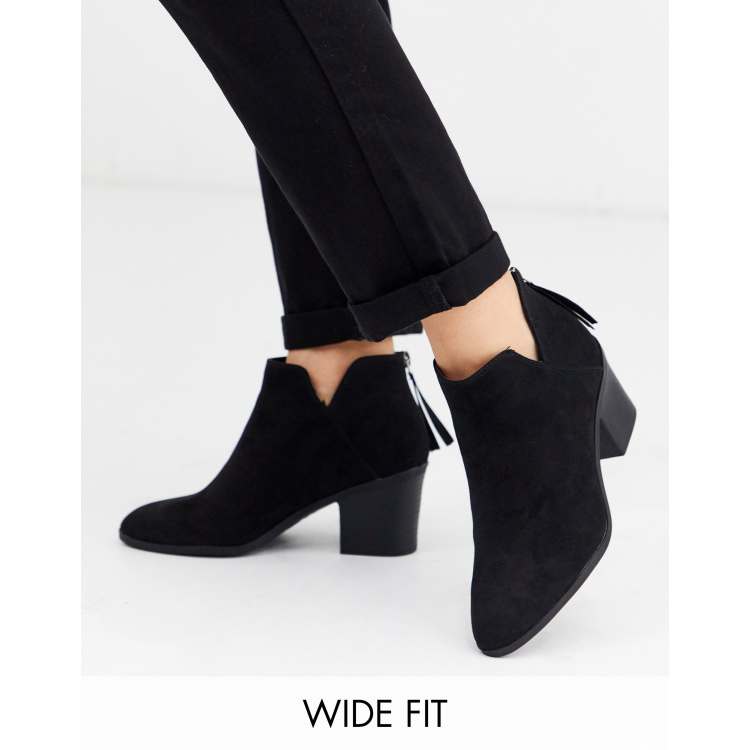 New look wide fit ankle sales boots