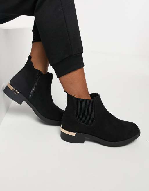 New look suedette chelsea hotsell ankle boot