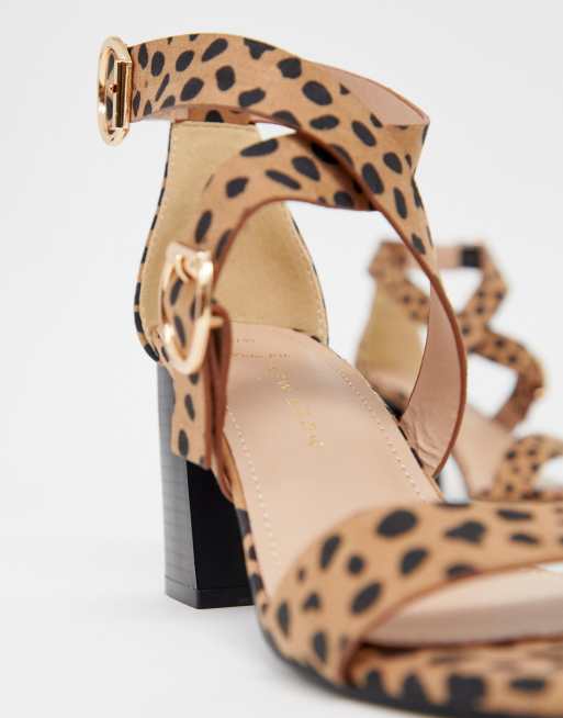 Animal print shoes hot sale new look