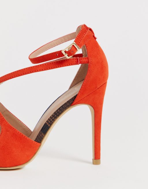 Orange heels new look hotsell