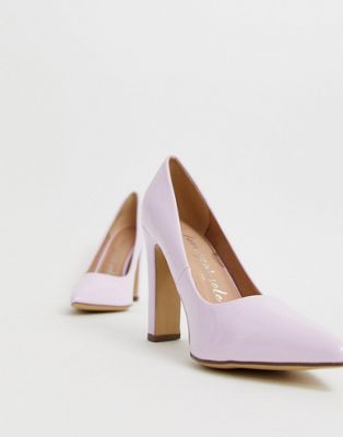 lilac wide fit shoes