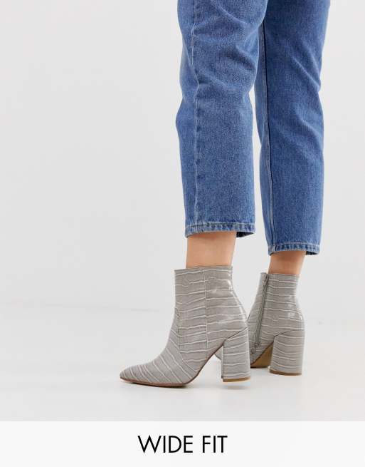 New look pointed block heel boot sale