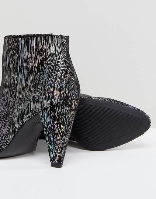 new look cone heel boots