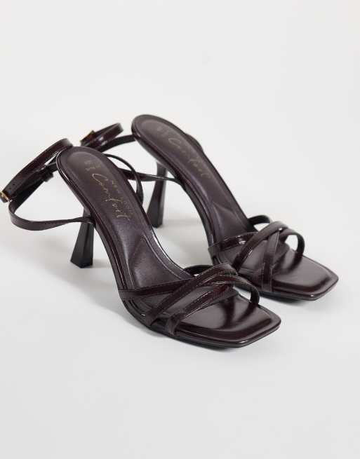 New Look wide fit ruched boot in mink, 2 of 4