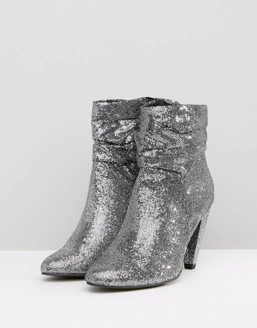 Sjp slouchy hot sale glitter boots