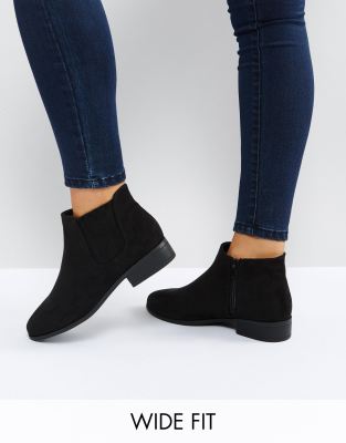 wide fit ankle boots