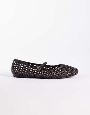  woven Mary Jane flat 