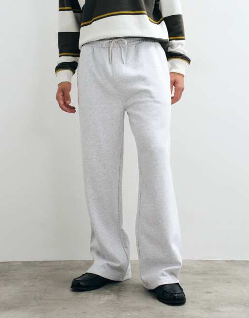 New Look wide leg jogger in light grey, 2 of 5
