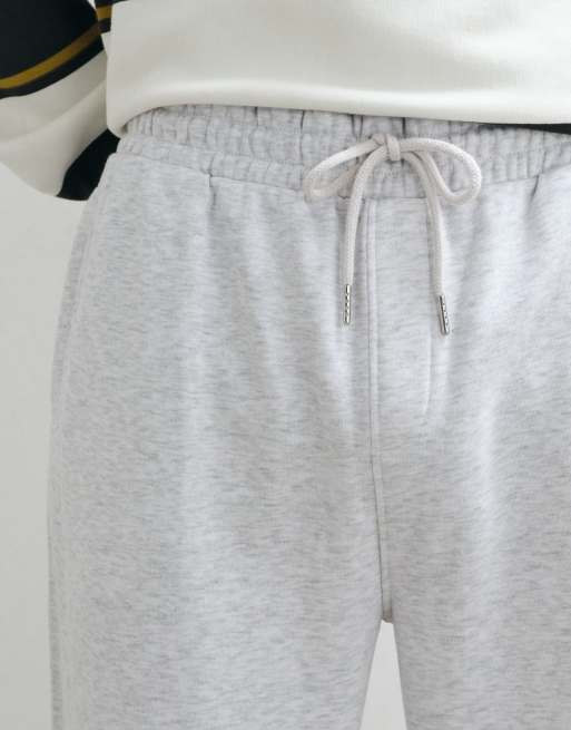 New Look wide leg jogger in light grey, 5 of 5