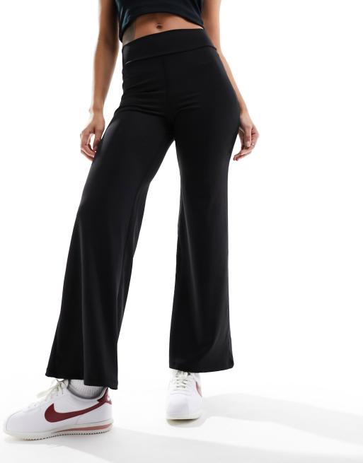 New Look wide leg leggings in black