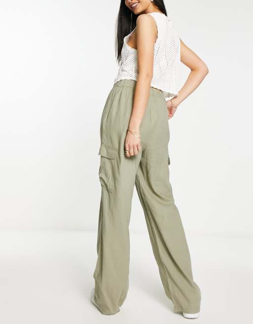 New look ladies hot sale linen trousers