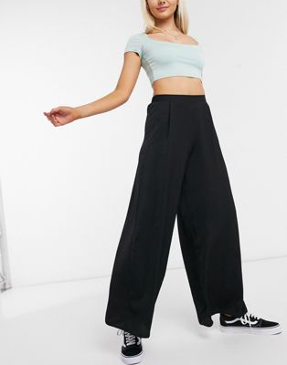 new look wide leg trousers