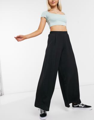 new look wide leg trousers