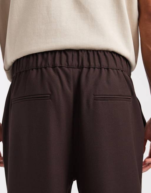 New Look wide leg pants in brown, 5 of 5