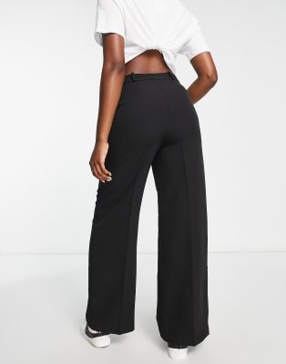 Tight Wide Leg Pants