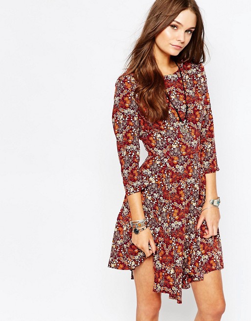 New Look | New Look Winter Floral Skater Dress