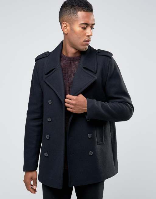 New look pea store coat