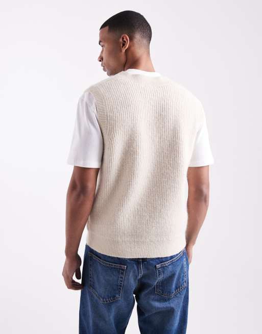 New Look - Zacht hemdje in gemêleerd lichtbeige, 3 van 5