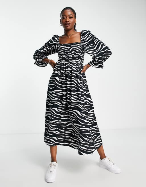 New look zebra outlet dress