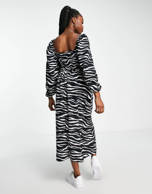 Zebra dress 2025 new look